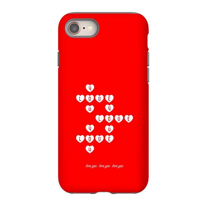 iPhone 8 StrongFit love you love you by TMSarts