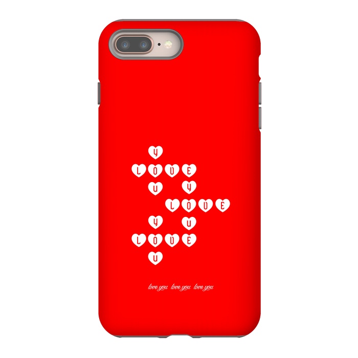 iPhone 8 plus StrongFit love you love you by TMSarts