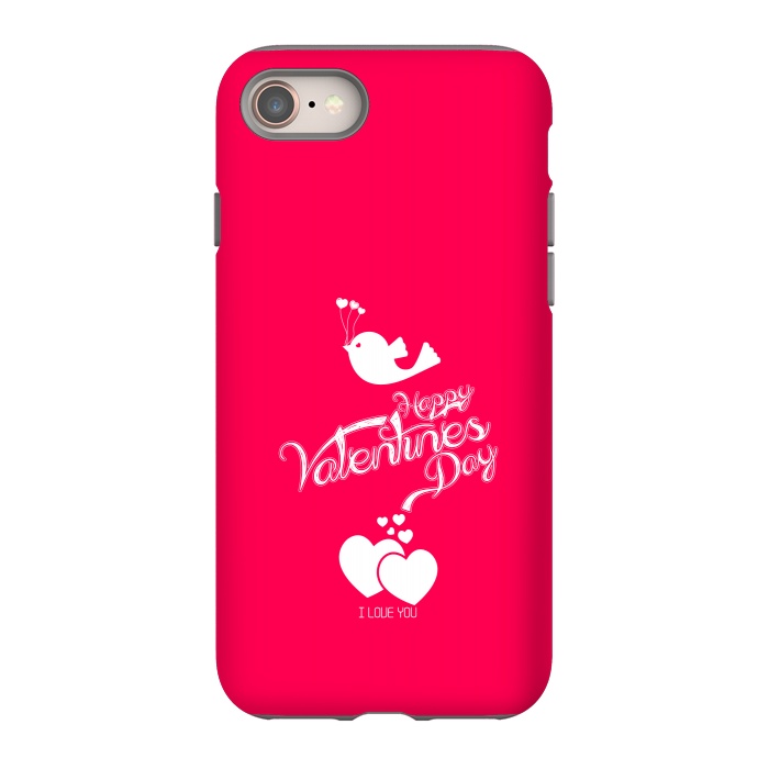 iPhone 8 StrongFit bird valentine by TMSarts