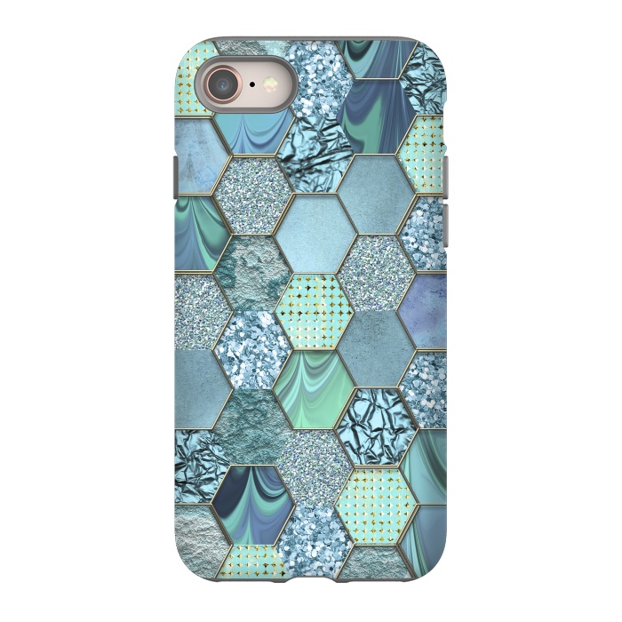 iPhone 8 StrongFit Glamorous Hexagon  by Andrea Haase
