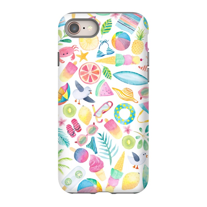 iPhone 8 StrongFit Ditzy Summer Extravaganza by gingerlique