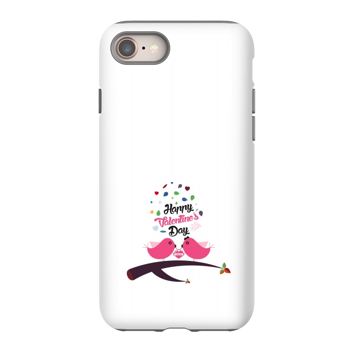 iPhone 8 StrongFit birds sitting on tree by TMSarts
