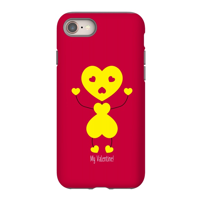 iPhone 8 StrongFit bee my valentine by TMSarts