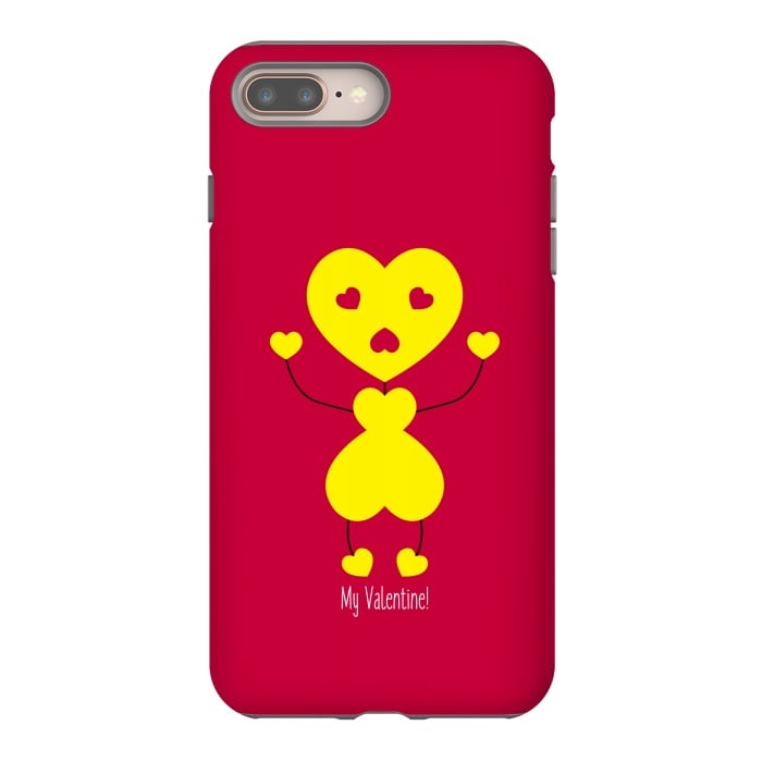 iPhone 8 plus StrongFit bee my valentine by TMSarts