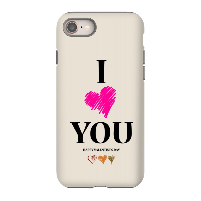 iPhone 8 StrongFit i love you heart by TMSarts