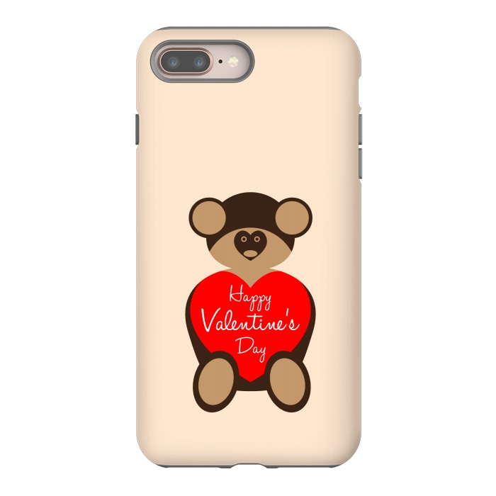 iPhone 8 plus StrongFit teddy bear brown by TMSarts