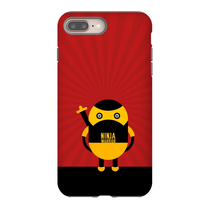 iPhone 8 plus StrongFit ninja warrior red by TMSarts