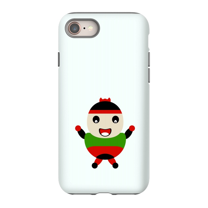 iPhone 8 StrongFit cartoon baby crying  by TMSarts