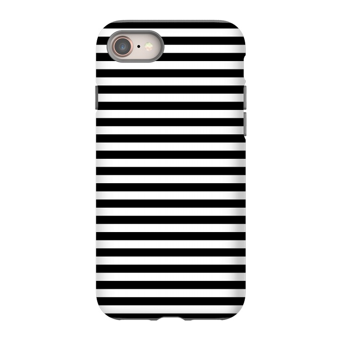 iPhone 8 StrongFit black white horizontal  by TMSarts