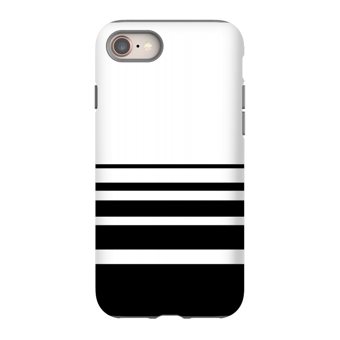 iPhone 8 StrongFit black and white steps by TMSarts