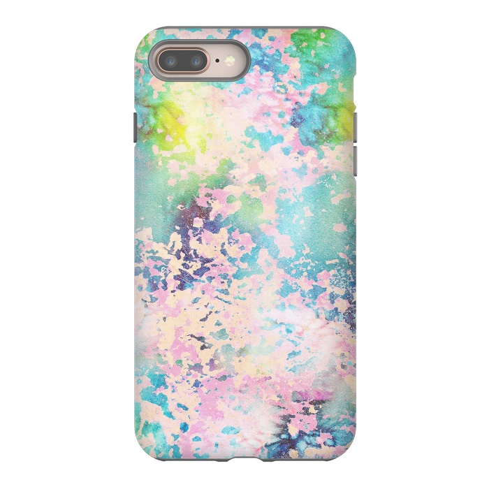 iPhone 8 plus StrongFit Colorful peeled off paint by Oana 