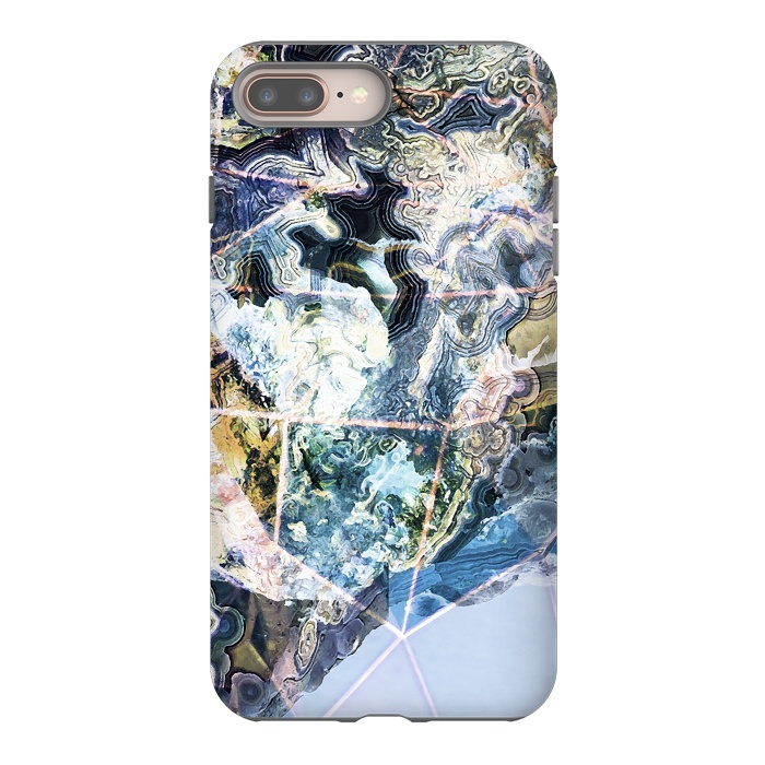 iPhone 8 plus StrongFit Precious geode stone by Oana 
