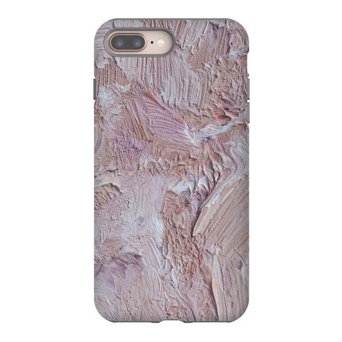 iPhone 8 plus StrongFit Abstract Pastel Brushstrokes by CatJello