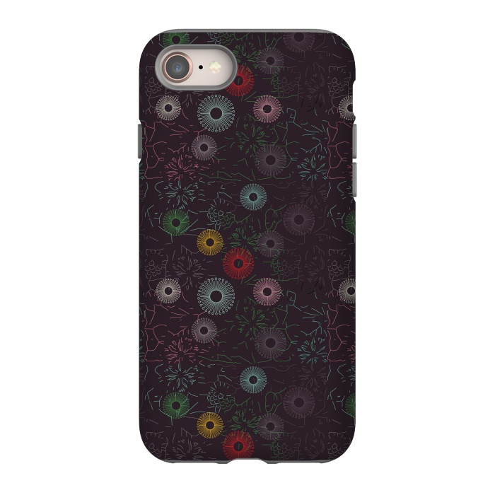 iPhone 8 StrongFit ceramic floral  by TMSarts