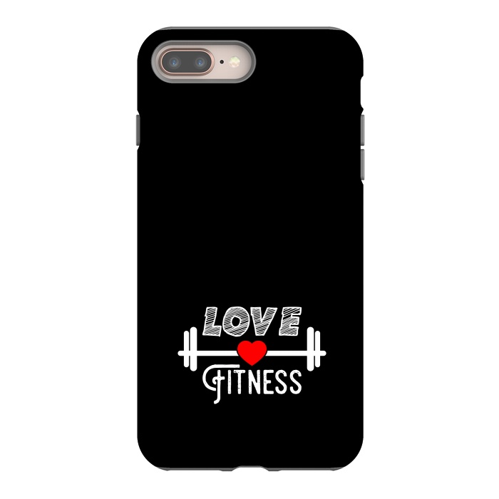 iPhone 8 plus StrongFit love fitness by TMSarts