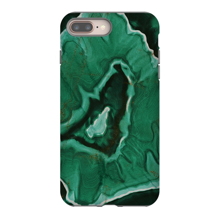 iPhone 8 plus StrongFit Green Agate Marble Malachite by  Utart