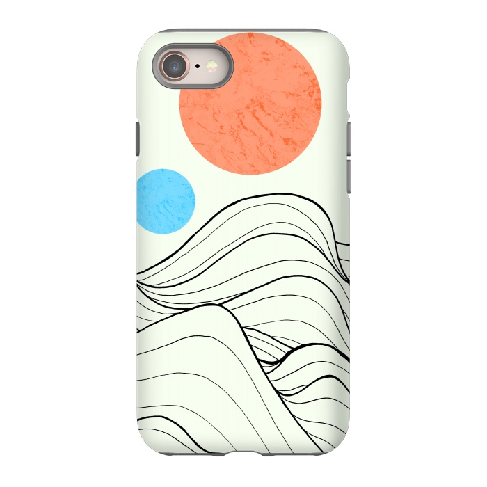 iPhone 8 StrongFit 2 moon waves by Steve Wade (Swade)