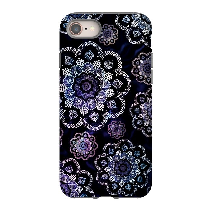 iPhone 8 StrongFit Flower pattern mandala by Jms