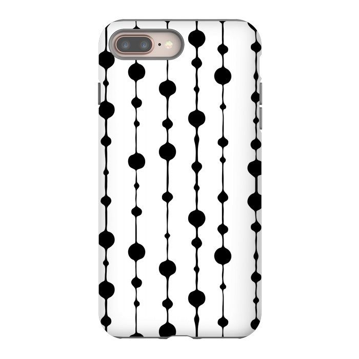 iPhone 8 plus StrongFit Dots in Lines I by Majoih