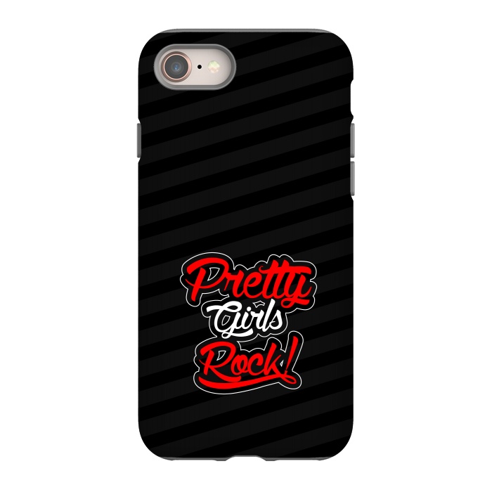 iPhone 8 StrongFit pretty girls rock by TMSarts