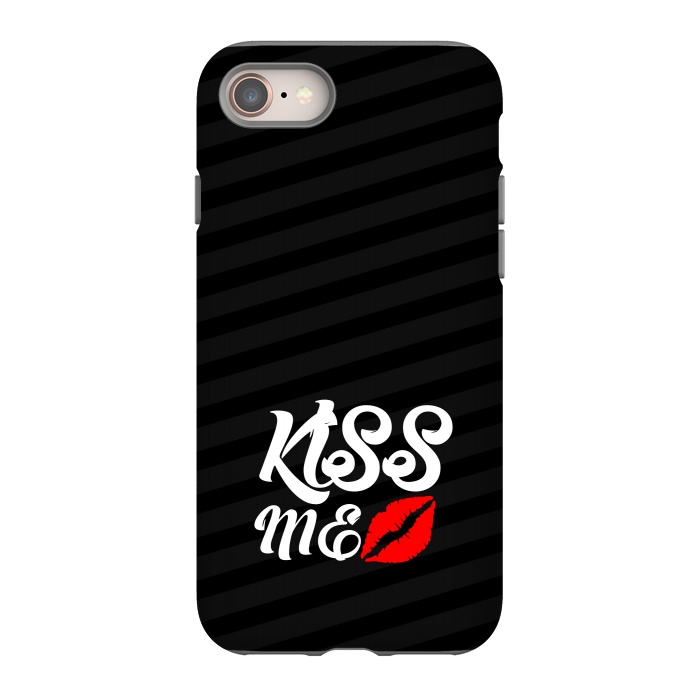 iPhone 8 StrongFit kiss me by TMSarts