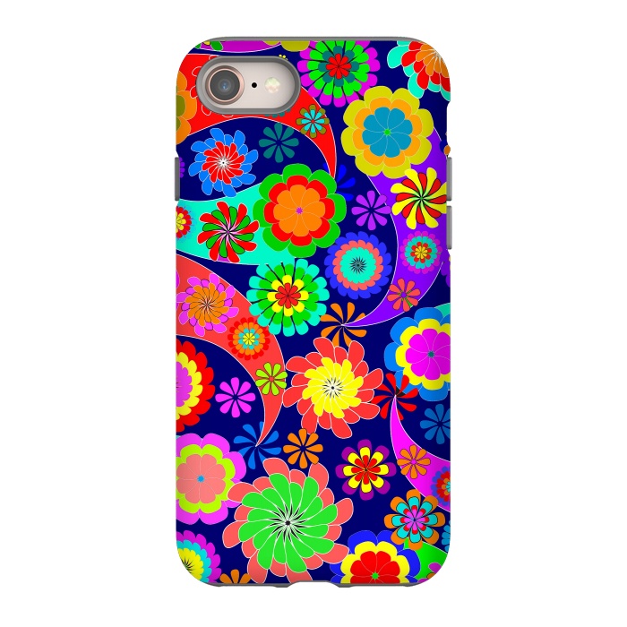 iPhone 8 StrongFit Psychodelic Spring by ArtsCase