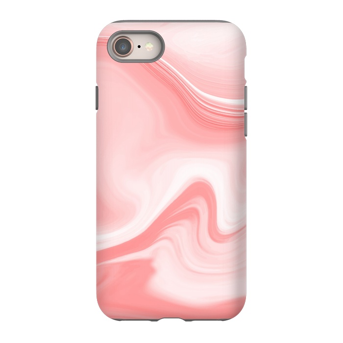 iPhone 8 StrongFit pink marble print by MALLIKA