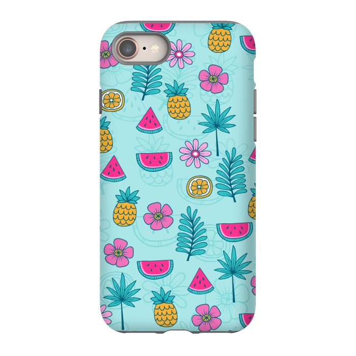 iPhone 8 StrongFit TROPICAL FRUIT PATTERN by MALLIKA