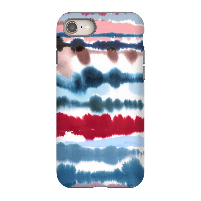 iPhone 8 StrongFit Soft Nautical Watercolor by Ninola Design