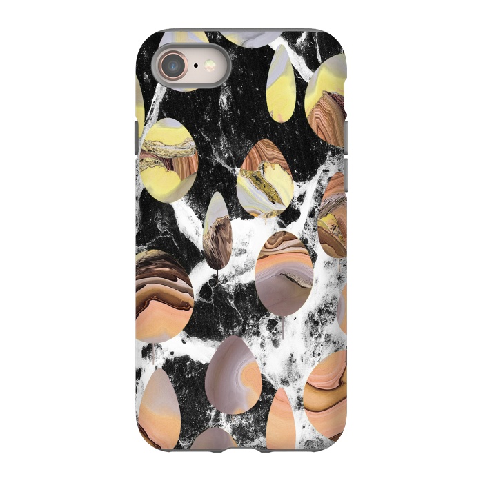 iPhone 8 StrongFit Marble stones abstract art by Oana 