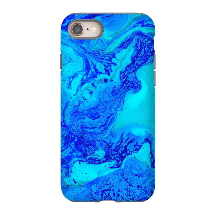 iPhone 8 StrongFit Liquids In Blue Gradient by ArtsCase