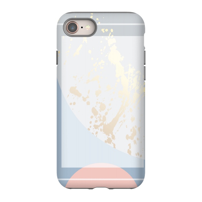 iPhone 8 StrongFit Pastel Colors In Marbling by ArtsCase