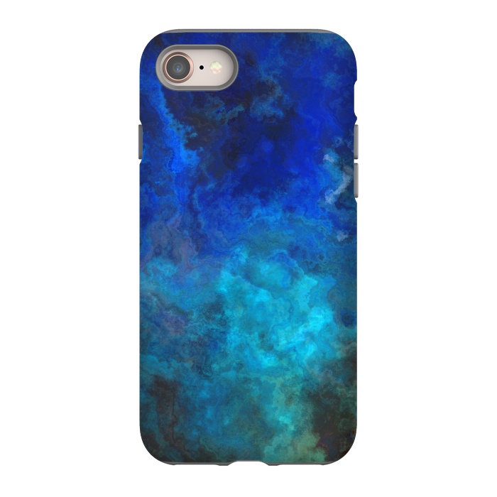 iPhone 8 StrongFit Blue Malachit Stone by Andrea Haase