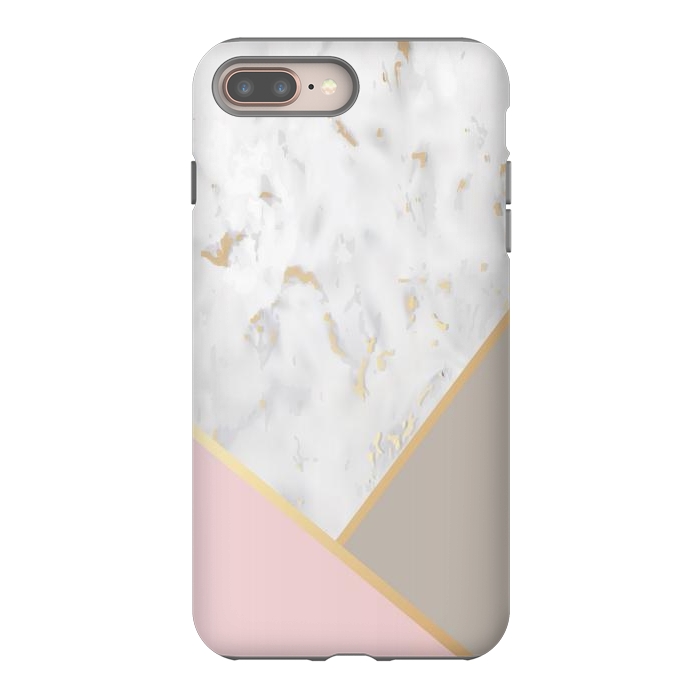 iPhone 8 plus StrongFit Marble Geometry 0011 by ArtsCase