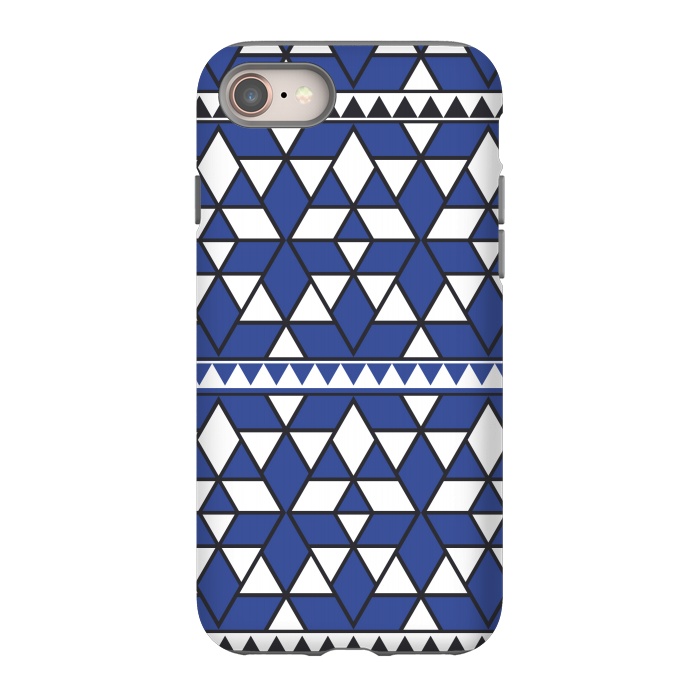 iPhone 8 StrongFit blue triangle by TMSarts