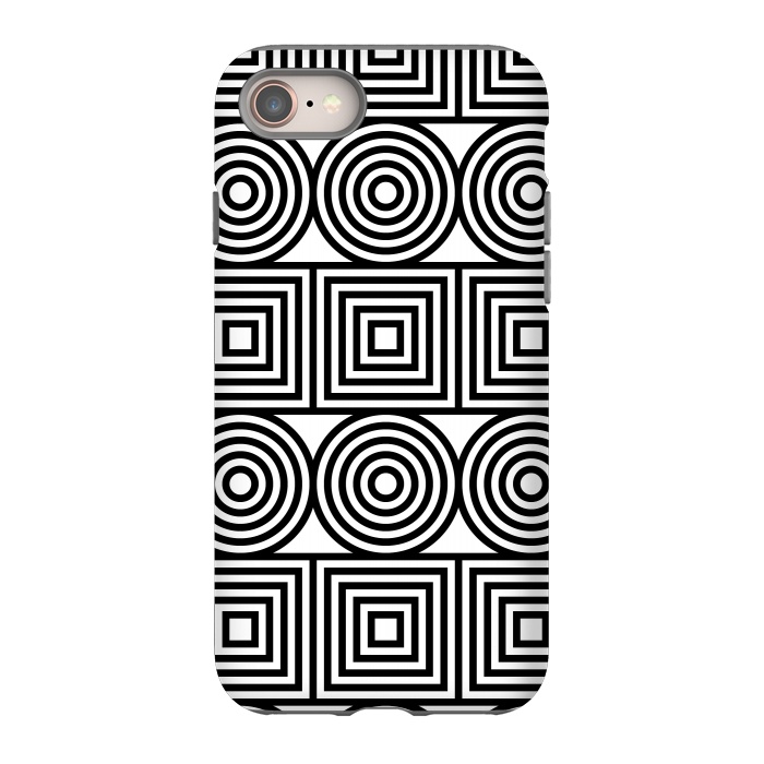 iPhone 8 StrongFit rounded repeat pattern by TMSarts