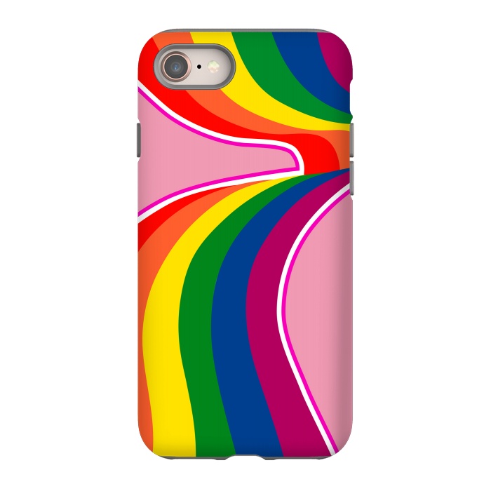 iPhone 8 StrongFit arco-iris pop by Carolina Escobar Sánchez