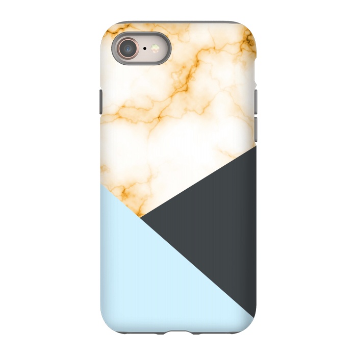 iPhone 8 StrongFit Orange Marble II by Creativeaxle