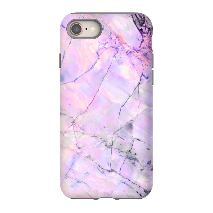iPhone 8 StrongFit Iridescent pastel marble by Oana 