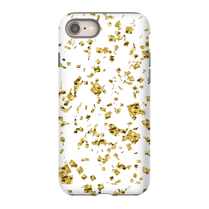 iPhone 8 StrongFit Gold Flakes by Ashley Camille