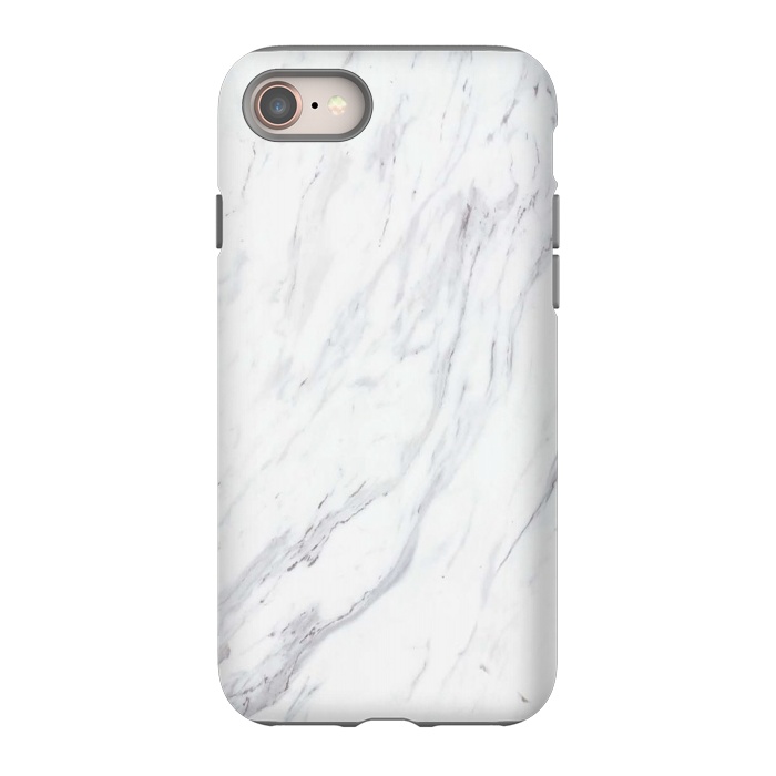 iPhone 8 StrongFit Pure-White-Marble by ''CVogiatzi.