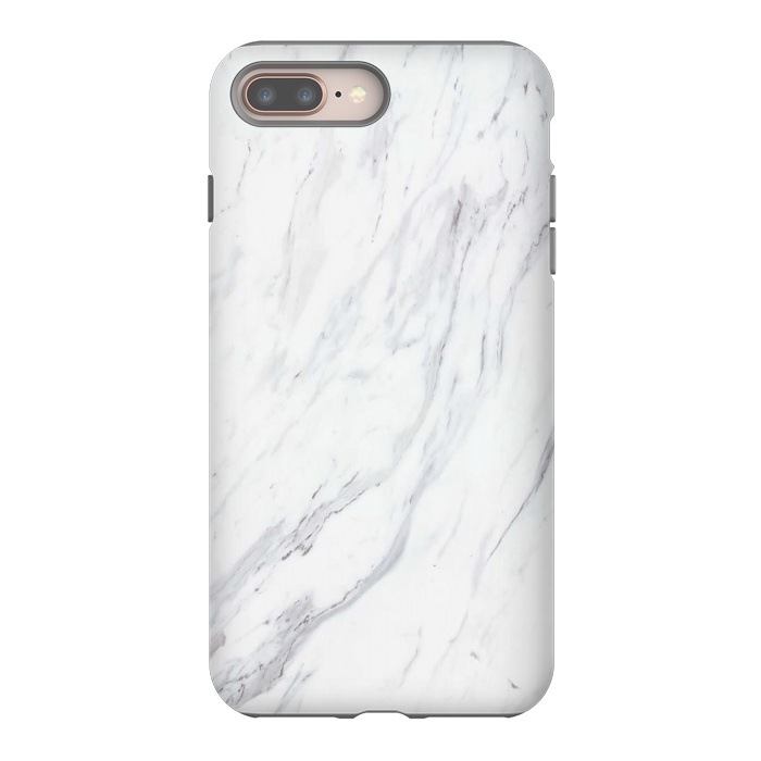 iPhone 8 plus StrongFit Pure-White-Marble by ''CVogiatzi.