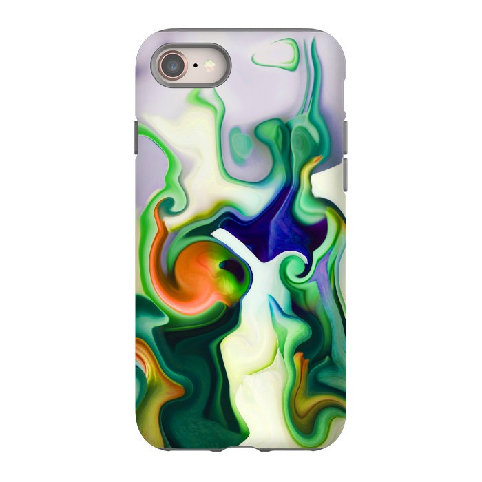 iPhone 8 StrongFit liquid marble by haroulita