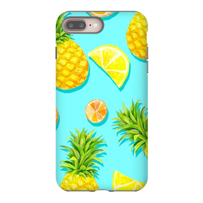 iPhone 8 plus StrongFit pineapple and grapefruit by haroulita