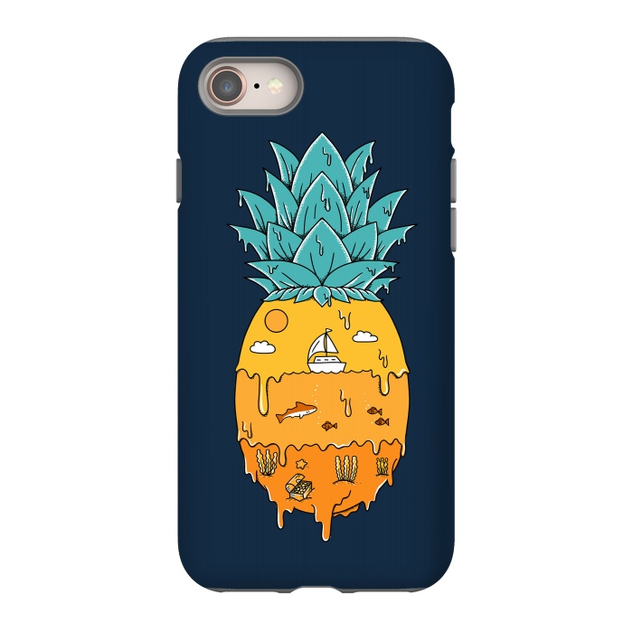iPhone 8 StrongFit Pineapple Landscape by Coffee Man