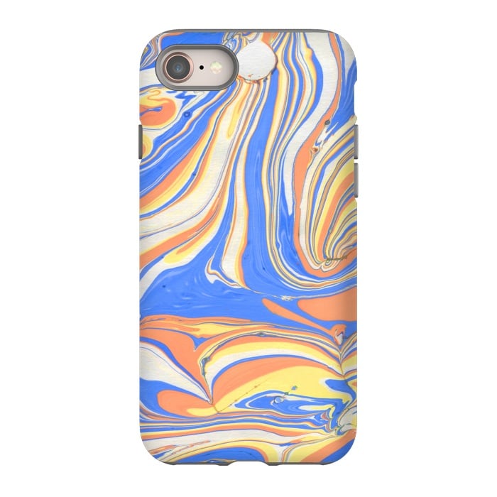 iPhone 8 StrongFit funky marble by haroulita