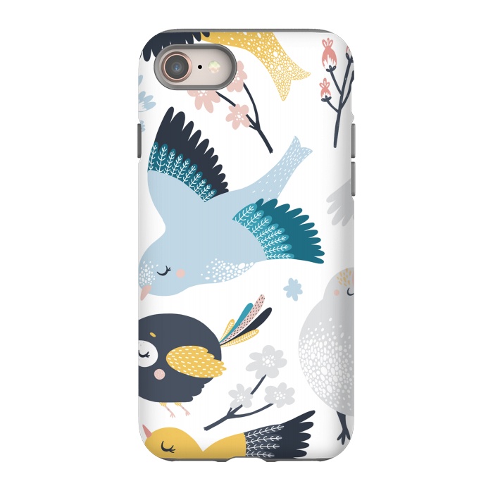 iPhone 8 StrongFit birds pattern by haroulita