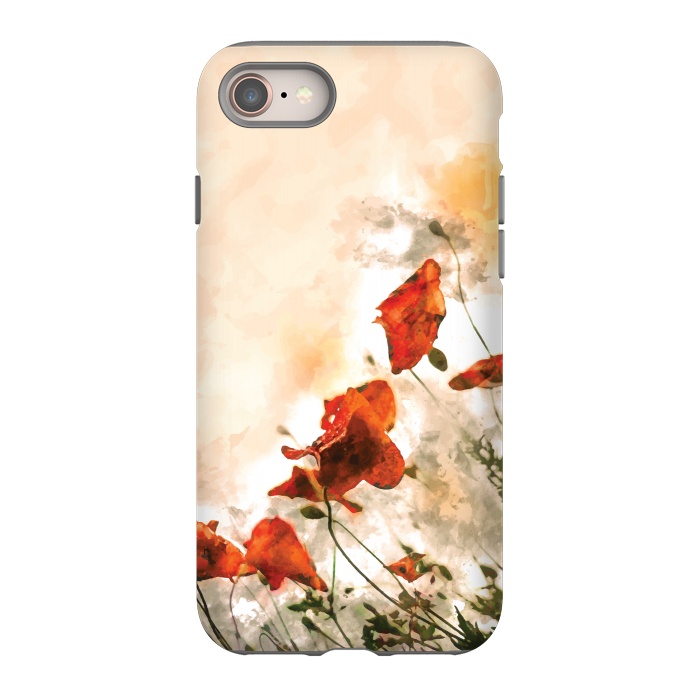 iPhone 8 StrongFit Red Poppy II by Creativeaxle