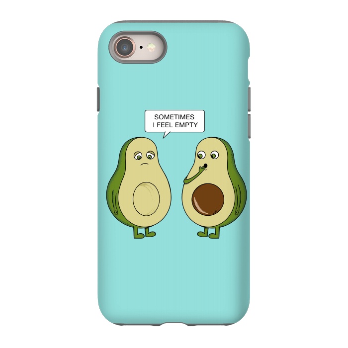 iPhone 8 StrongFit Avocado Empty by Coffee Man