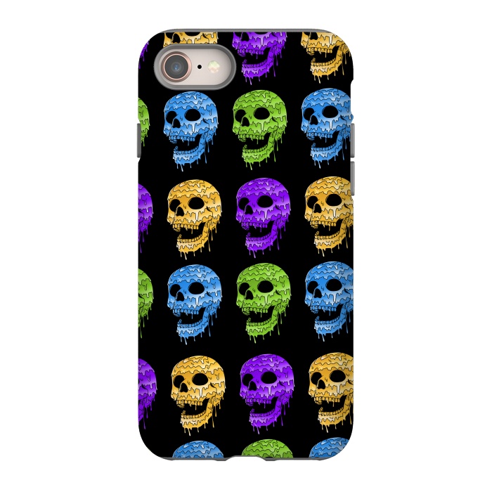 iPhone 8 StrongFit Skulls Colors by Coffee Man